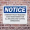 Signmission Safety Culture Sign, 14 in Width, Plastic, Rectangle OS-2PACK-NS-P-1014-L-10740 - alternate 4